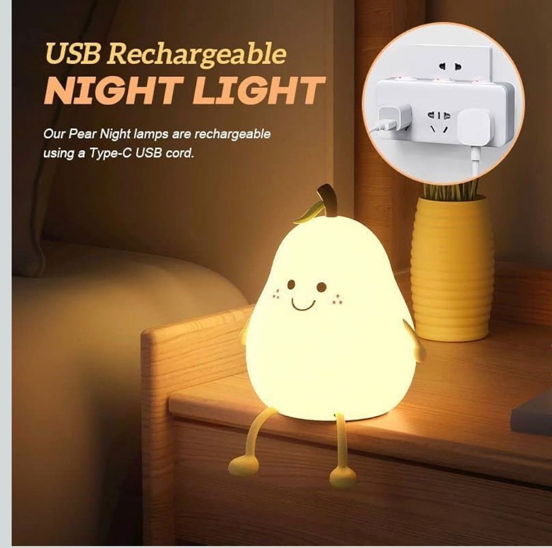 Pear-Shaped Silicone Lamb